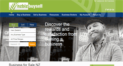 Desktop Screenshot of nzbizbuysell.co.nz